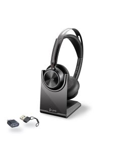 HP Poly Voyager Focus 2 MS USB-C/A mit Ladestation