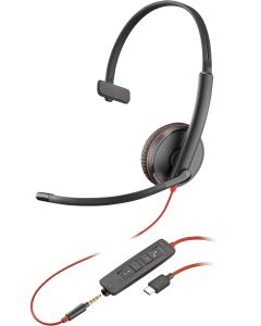 HP Poly Blackwire 3215 USB-C with Carry Case BULK