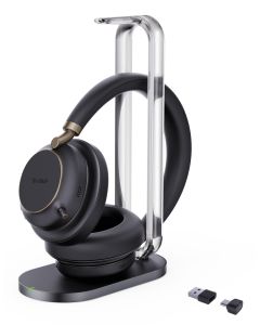 Yealink BH76 Plus with Charging Stand Teams Black USB-C/A