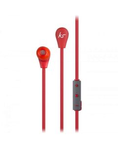 Kitsound In-Ear Bounce Headphones Red
