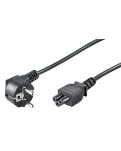 Microconnect PE010818 power cable Black 1.8 m CEE7/7 C5 coupler